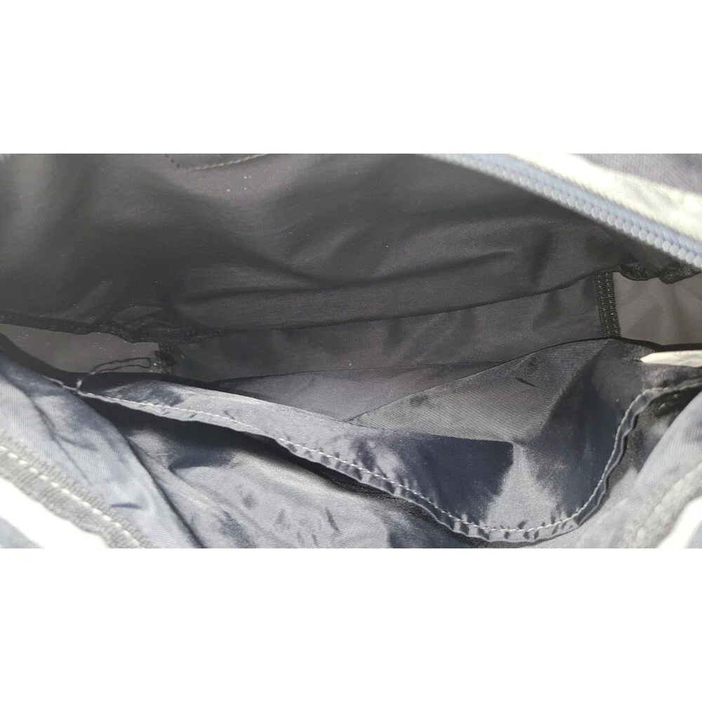Messenger Bag NSBE Black Gray Canvas Laptop Crossbody Shoulder Carry Stain